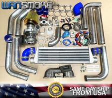 KA24E for Nissan 240sx Pickup D21 T3/T4 Turbo Kit Manifold Intercooler BOV Blue