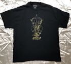 2013 Rat Fink Reunion Ed Roth Shirt Manti Utah Black With Gold Foiled Pinstripe