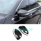 ABS Carbon Fiber Side Rearview Mirror Cover Trim For Benz S-Class W222 2014-2020