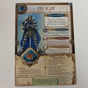 Shadows Over Camelot Board Game - Replacement Sir Kay Coats Of Arms Card Only