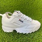 Fila Disruptor 2 Premium Mens Size 8 White Athletic Shoes Sneakers 1FM00139-125