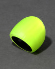 ALEXIS BITTAR Neon Yellow Lucite Block Ring Size 7 $105 MSRP