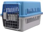 Pet Kennel for Dogs Hard-Sided Pet Carrier Medium Blue