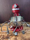 KitchenAid Professional 600  Series Stand Mixer - Red w/Bowl And attachments