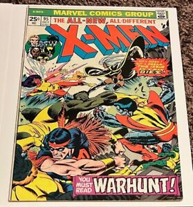 X-Men #95 - High Grade VF  Death of Thunderbird Marvel Comics 1975 Wolverine