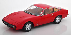 KK SCALE MODELS 1971 Ferrari 365 GTC4 Red /Brown Interior LE of 750 1/18 Scale