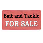 Vinyl Banner Multiple Sizes Bait and Tackle for Sale A Retail Bait Outdoor