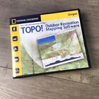 TOPO! National Geographic Topographic Maps Oregon PC Mac (CD-ROM) Version v4.5.0
