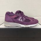 New Balance 991 W991DNS Purple Running Shoes Sneaker Lace up Women's Size 8 US