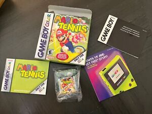 Mario Tennis Gameboy Color CIB Tested And Working