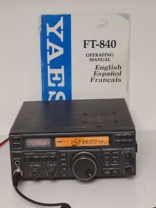 Yaesu FT 840 working 100% and  looks great  ham radio with a  FC-40 tunner