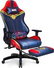Cptain Marvel Gaming Chair with Footrest & Massage Marvel Official Licensed