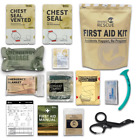 Tactical Trauma Kit Emergency First Aid Stop The Bleed IFAK Refill Supplies Comb