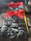 Boy’s Sleeping Bag Black And Red. Yellow On Inside 27”x 58”