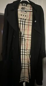 Burberry Mens Black London Trenchcoat  - Size 48 Never Worn - Been Stored