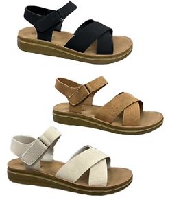 Women Sandals Ladies Summer Open Toe Comfort Casual Shoes Flexible  size 5-10