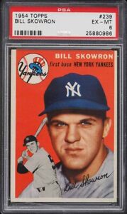 1954 Topps Baseball Bill Skowron #239 PSA 6