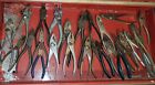 Large Lot Of 25 Miscellaneous Pliers Side Cutters Linesman Electrical