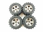 4x Traxxas Stampede 4x4 Maxx 2.8 1/10 Monster Truck Tires & 12mm Hex Wheels Used