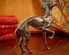 Lovely Art Deco Style Heavy Bronze Cast Statue Sculpture Whippet Greyhound Dog