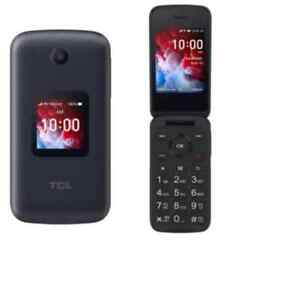 TCL FLIP 4056W 4GB 4G LTE GSM Factory Unlocked Flip Phone Brand New
