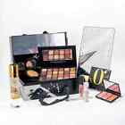 Professional Makeup Kit Cosmetic Set Eyeshadow Palette Case Lipstick Brush Gifts