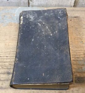 Antique 1849 Early Small Holy Bible New and Old Testament London Printed