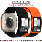 Nylon Sport Band Strap for Apple Watch Series 9 8 7 6 5 4 3 2 SE Ultra 2 38-49mm