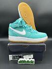 NIKE AIR FORCE 1 MID '07 WASHED TEAL SZ 9 M / 10.5 WMN CB0324NS (DRP012148)