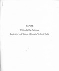 CAPOTE movie script screenplay reproduction  For Your Consideration