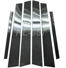 Real Carbon Fiber Pillar Panel Cover 6P Fits 12-19 GS450H GS350 GSF URL10