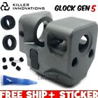 Killer Innovations Comp Compensator Muzzle Brake for 9mm For Glok Gen 5 Grey An