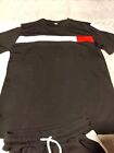14-16	Boys 160 Hanna Size Black White And Red Shirt And Shorts Clothing Set
