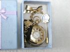 Beautiful Antique 10ct Rolled Gold Lady's ELGIN Pocket Watch & Chatelaine D 1911