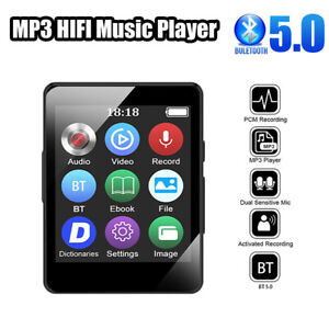 Portable Bluetooth HiFi MP3 Player Media E-Book Audio Recorder Music With USB US