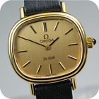Vintage [N MINT] OMEGA DeVille Cal 625 Square Gold Women's Watch From JAPAN