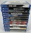 PS4 Game Lot of 14 Titles: Call of Duty, Mortal Kombat, Assassins Creed etc....