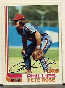 1982 Topps Pete Rose Philadelphia Phillies Baseball Card #780 Near Mint