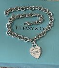 Tiffany & Co. Return To Tiffany Heart Tag  Necklace, Vintage Tiffany Necklace 16