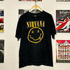 1992 Vintage Nirvana Smiley Single Stitch Faded Flower Sniffin Large T-Shirt
