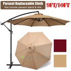 10ft / 9ft Top Outdoor Canopy Umbrella Replacement Cover Patio Sunshade Backyard