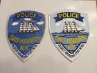 New York Sag Harbor Police Patch Set Cloth & Embroidered