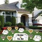 Bachelorette Bride to Be Yard Signs & Decorations 13 piece set