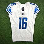 New Listing2023 Nike NFL Team Issued FUSE Jersey Detroit Lions Jared Goff Autograph 42