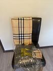 Burberry Cashmere scarf authentic With Matching Face Mask