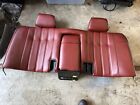 BMW E30 325i 318i is Rear Seat Upper Cardinal Red Arm Rest Pass Through Ski