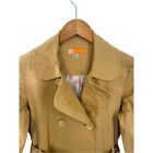 Anthropologie Tulle Classic Trench Coat Cotton Jacket Size L