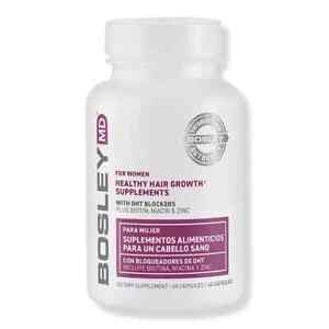 BosleyMD Healthy Hair Growth Supplements - 60 Vegan Capsules