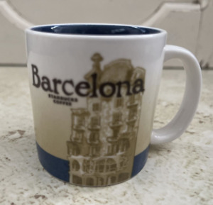 Starbucks Coffee 3oz Demitasse Mini Mug Barcelona Espresso Collector Series 2009