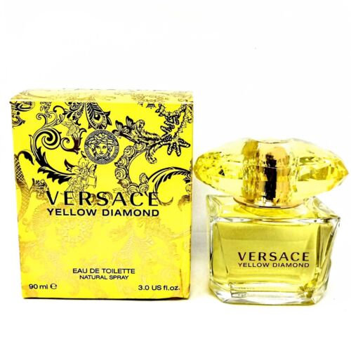 Versace Yellow Diamond Perfume for Women EDT 3.0 oz 90 ml New in Box